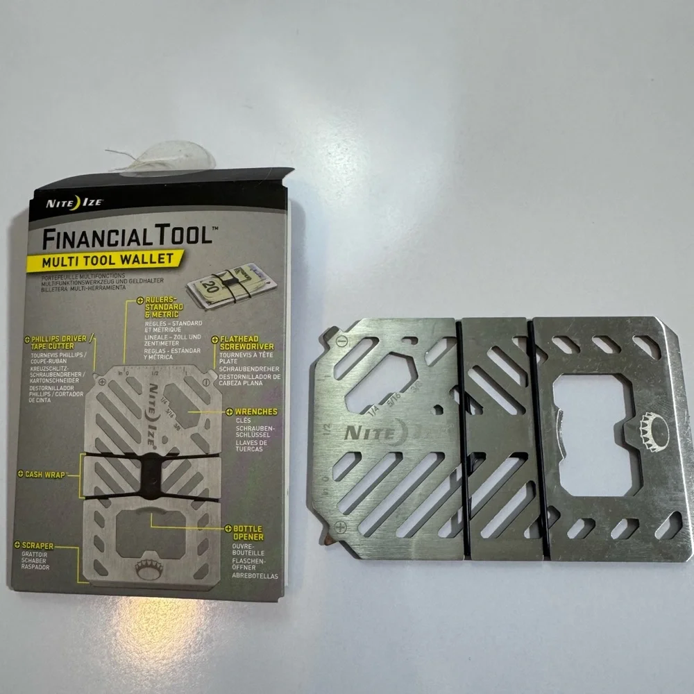 Brand New Nite Ize Financial Tool Multi Tool Wallet